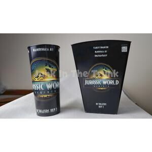 Collecters Jurassic World Rebirth popcorn and cup set